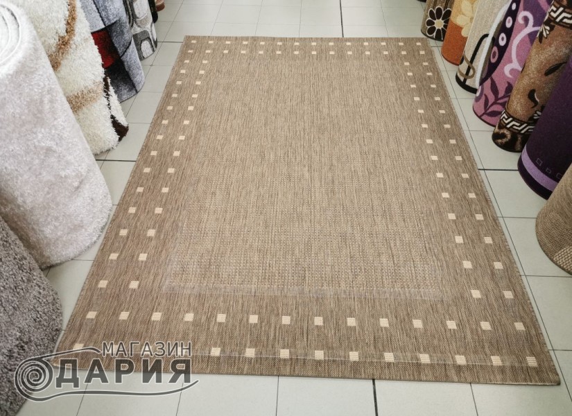 Тъкан килим Флорлукс 20329 coffee-natural